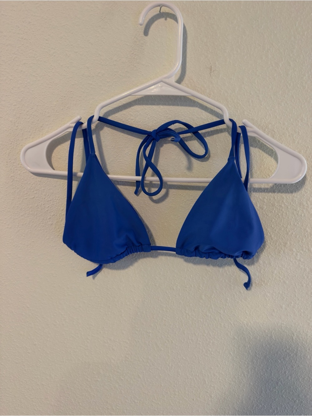 Royal Blue Triangle Bikini Top